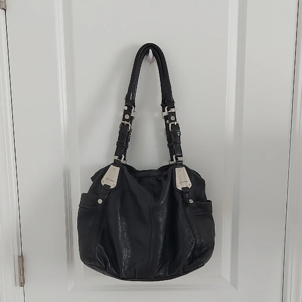 Leather Tote Satchel Shoulder Bag Large Multi Compartment Soft Leather
